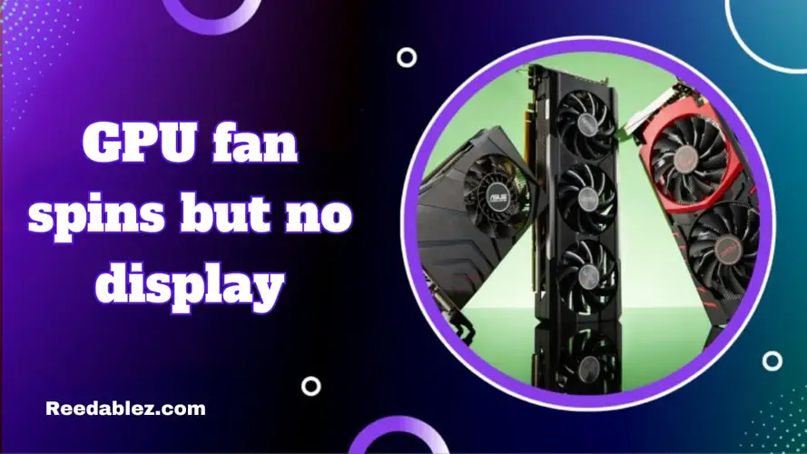 Troubleshooting "GPU Fan Spins but No Display" Issues | 