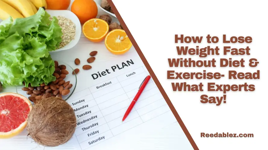 How to Lose Weight Fast Without Diet & Exercise- Read What Experts Say!