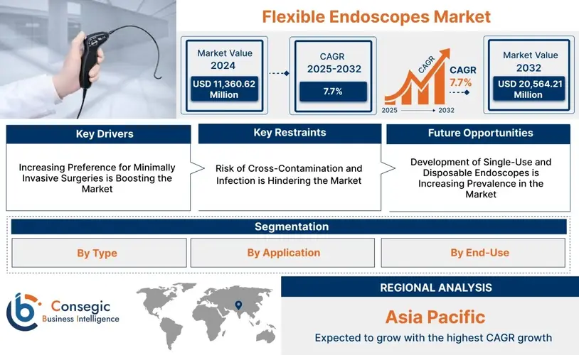 Flexible Endoscopes Market Size, Technology Innovations and Future Outlook